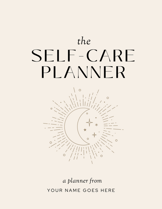 Self Care Planner